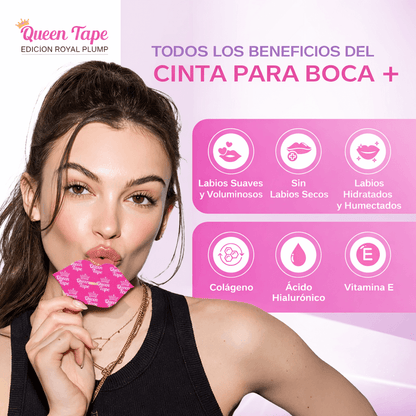 QueenTape | Hidrata y repara tus labios mientras duermes